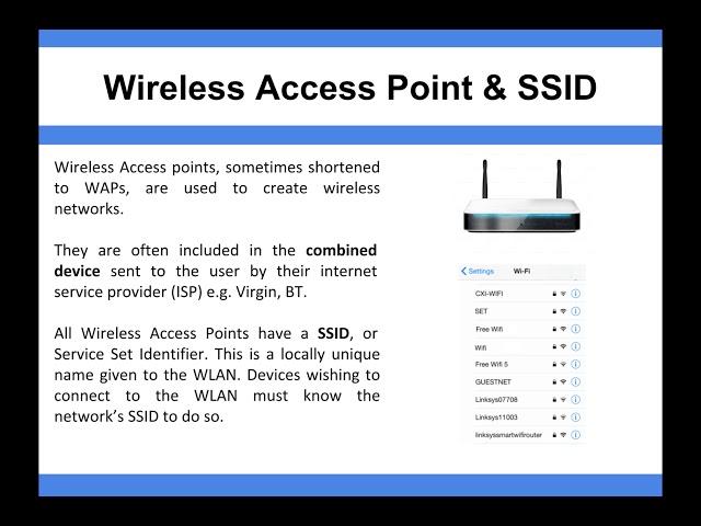 Networking - Wireless access point
