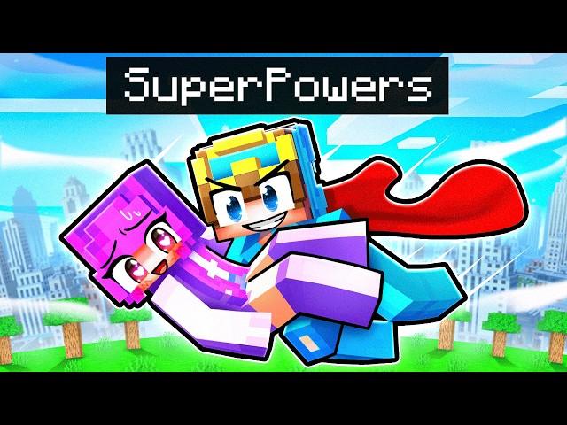 Saving My Friends Using SUPERPOWERS In Minecraft!