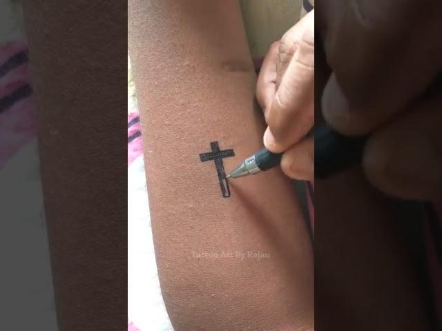 Christian cross tattoo | Tattoo Art By Rajan