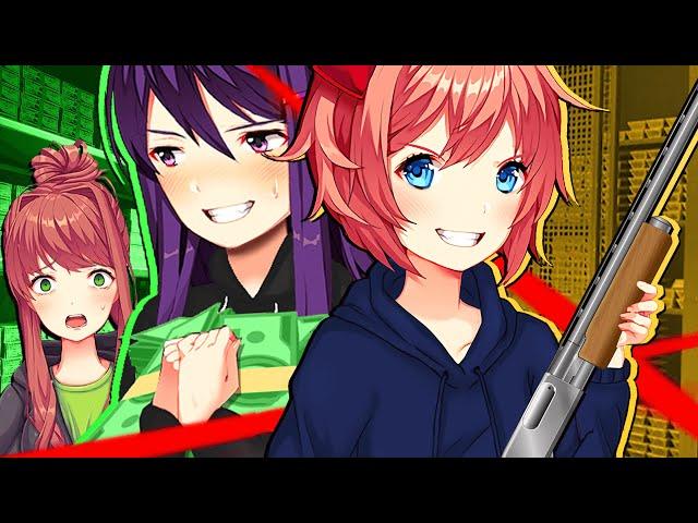 Dokis Rob a Bank(DDLC Voiced Animation)