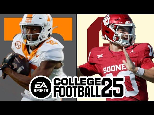 Tennessee at Oklahoma - Week 4 Simulation (EA College Football 25)