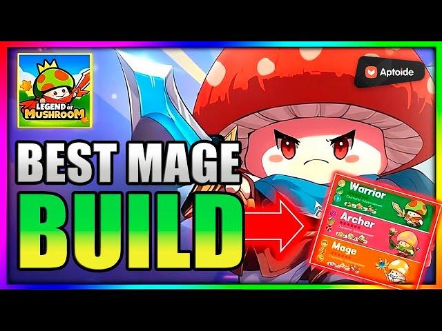 ▶️NEW BEST MAGE BUILD!! STUNLOCK in PVP and PVE! - Legend of Mushroom