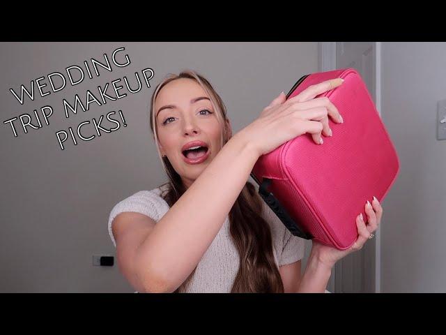 What Makeup I'm Bringing on My WEDDING TRIP! | BEST Vacation Makeup Products!