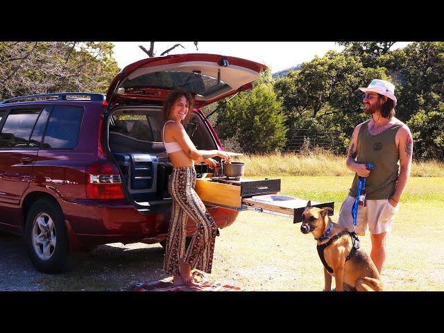SUV Camper Conversion TOUR (VAN LIFE FOR CHEAP - we spent $700)