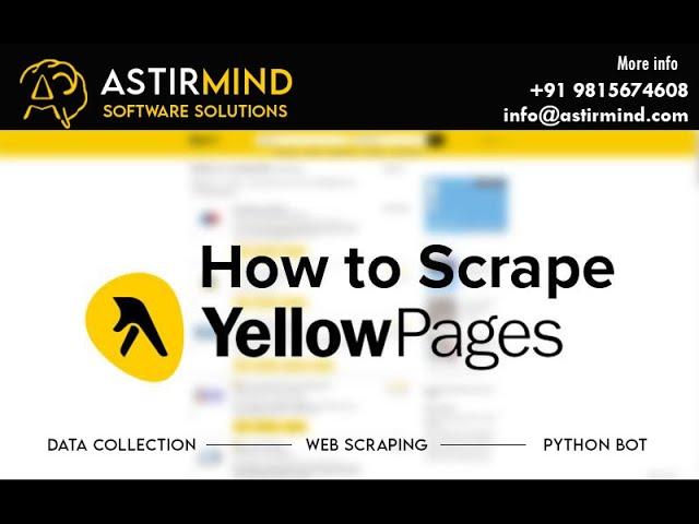 HOW TO GET DATA FROM YELLOW PAGES | DATA SCRAPING | DATA COLLECTION | SELENIUM | PYTHON BOT