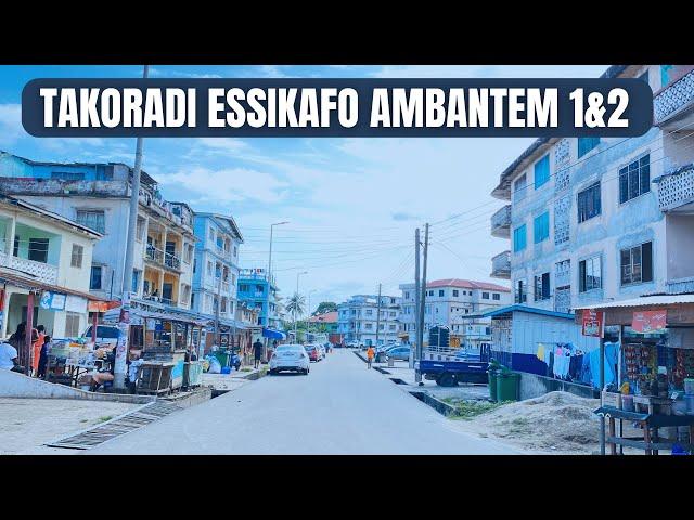 A Day In Takoradi-Ghana Essikafu Ambantem Number 1&2 - Walk Video