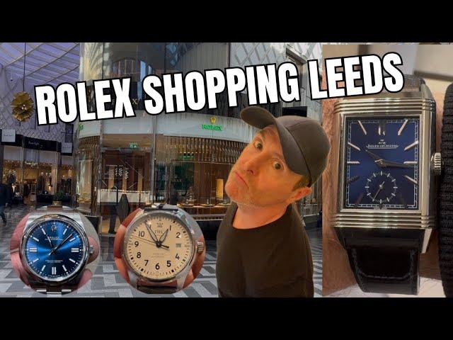 Rolex, Jaeger-LeCoultre, Omega & IWC Watch Shopping In LEEDS England!