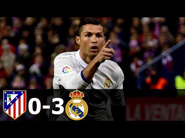 Atletico Madrid vs Real Madrid 0-3 (4K Ultra HD) All Goals & Extended Highlights La Liga 19/11/2016