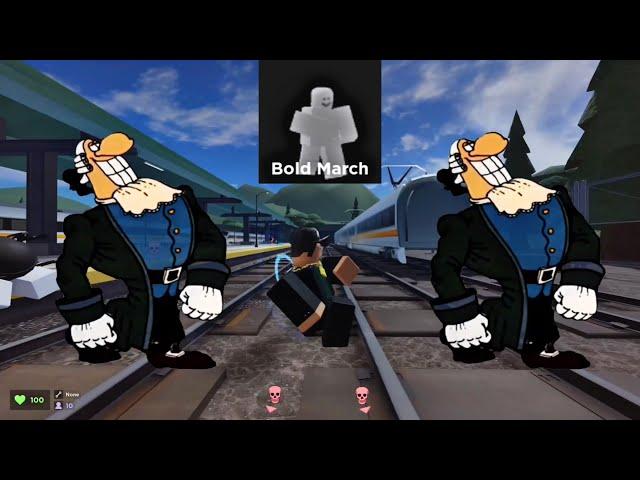 Roblox Evade - Dr Livesey Meme (Bold March Emote)