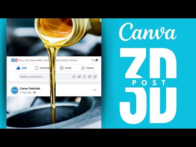 How to make a 3D Social Media Post in Canva