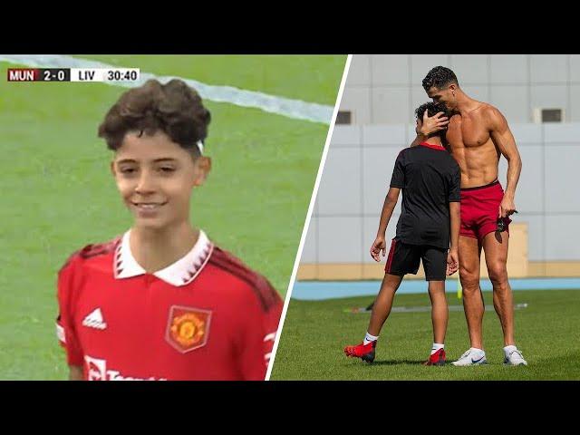 Cristiano Ronaldo’nun oğlu Cristiano Jr, Babasından Daha İyi Top Oynuyor! İNANILMAZ !