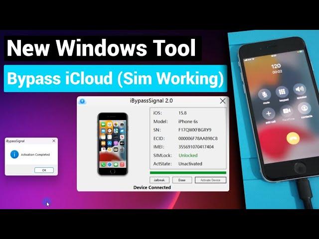 NEW Update iCloud Tool Bypass Windows With Signal/Sim/ on iOS 17/16/15/12 iPhone/iPad iBypass Signal