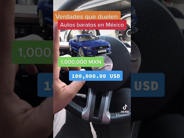 Autos baratos en mexico ️ Verdades que duelen