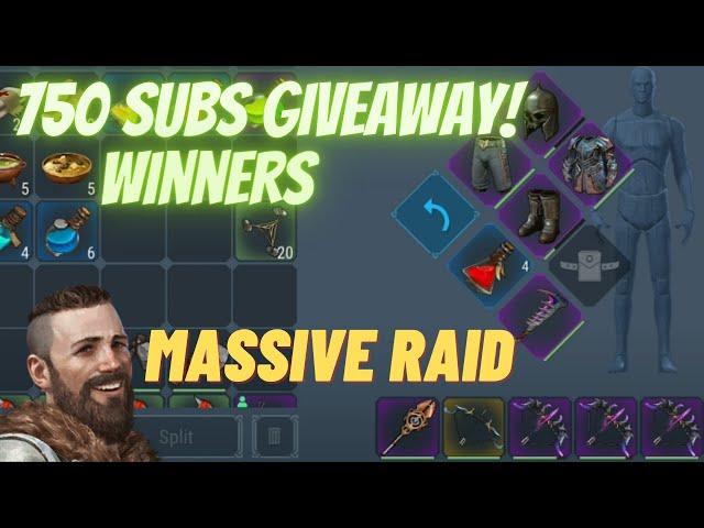 Getting Legendary and Dragon Armor | Massive Raid | Giveaway Results