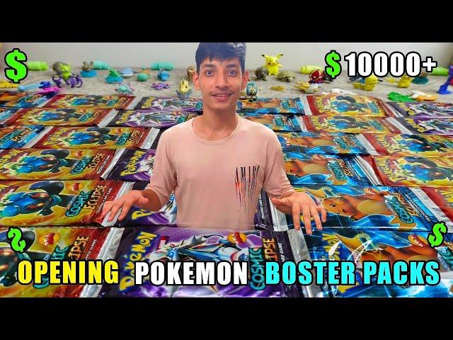 Opening Pokemon 100 Boster Packs Worth 10000$I saim khan | #youtubevideo  #pokemonboosterpacks