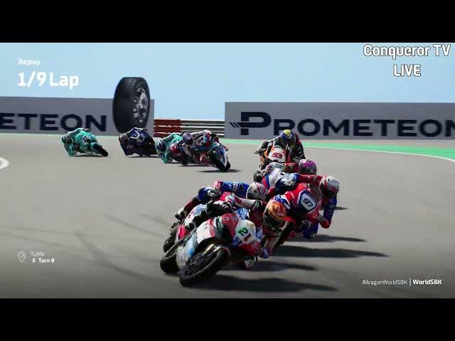 Toprak Razgatlıoğlu Vs Nicolo BulegaRace WSBK Aragon Grand Prix #AragonWorldSuperbike 24