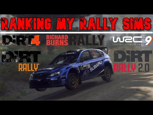 Ranking My Top 5 Rally Sims