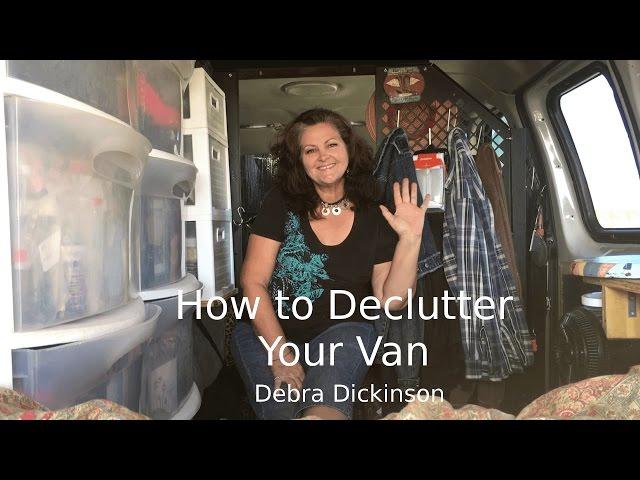 How to Declutter Your Rig-Fulltime Nomad in a Campervan (S1.E01)