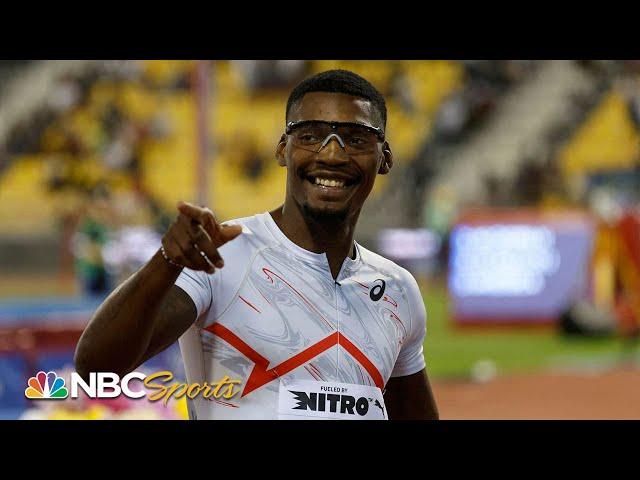 Fred Kerley completes comeback to win 200m at Diamond League in Doha