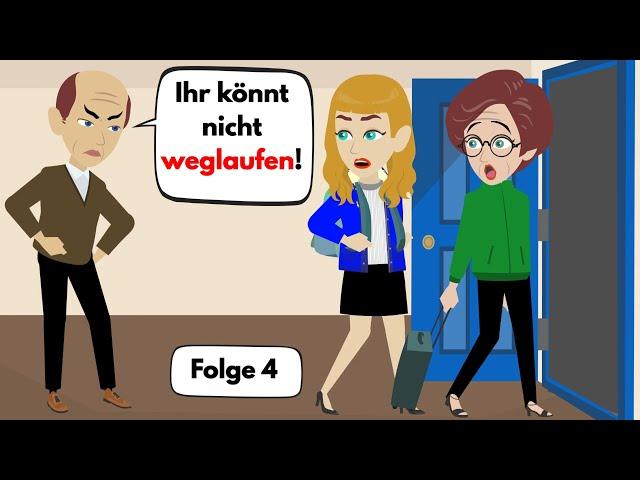 Learn German | Sarah and her mother decided to run away | Vocabulary and important verbs