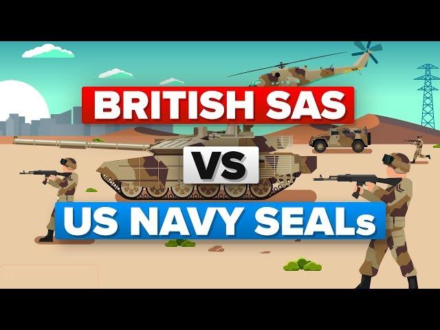 British SAS Soldiers vs US Navy SEALs - Military Training Comparison