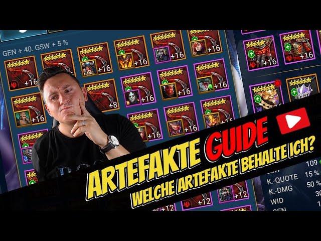 RAID Shadow Legends ARTEFAKTE Guide | Welche Artefakte behalte ich?