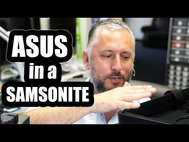 The Ultimate Asus Laptop Repair - Protected in a Samsonite.