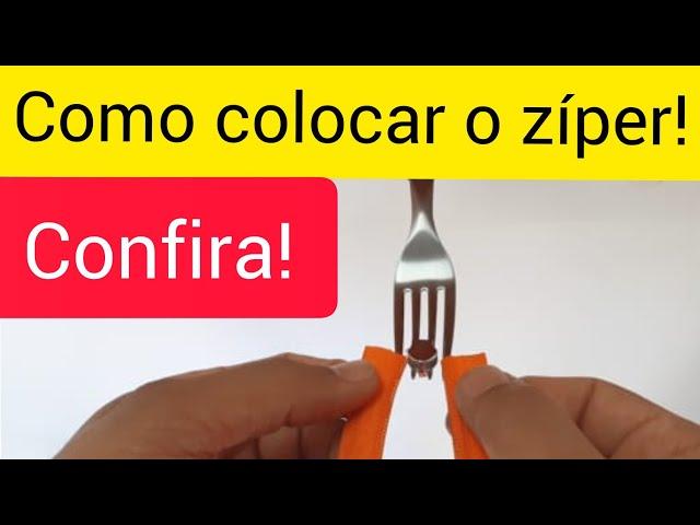  Como colocar zíper que saiu do trilho - Como consertar zíper