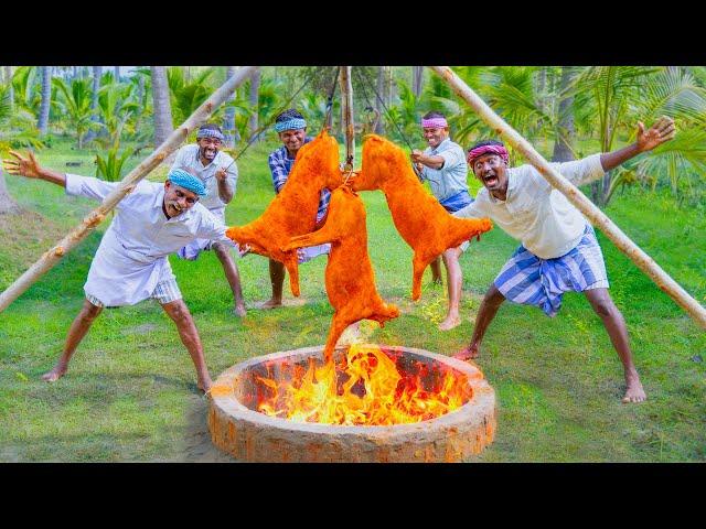 MANDI BIRYANI | Underground Cooking | 3 Full Goat Arabian Mutton Mandi Recipe | Kuzhi Mandhi Biryani