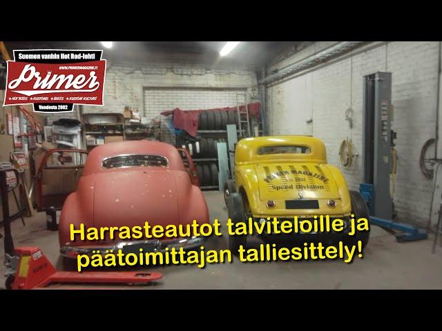 Hinaamalla harrasteauto talvisäilytykseen!! | Primer Magazine talliesittely