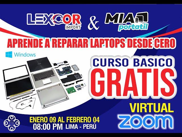 Clase#01. Aprende a Reparar Laptops desde Cero (Curso Básico) Conociendo una Laptop.