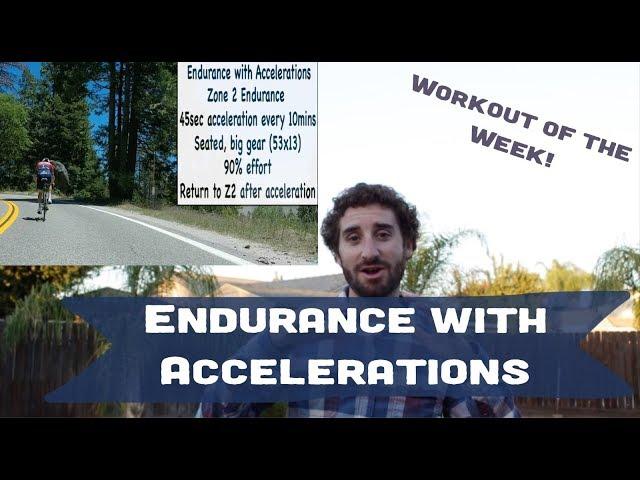 Cycling Workout | Cycling Endurance with Accelerations | Cycling Tips