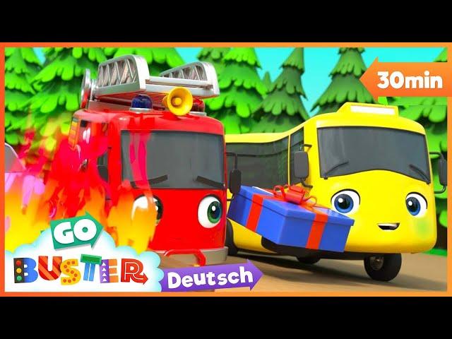 Buster ist krank und verpasst die Party | Go Buster Deutsch | Kinderlieder.| Cartoons für Kinder