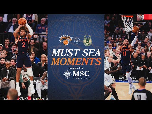 FULL Game Highlight: Knicks defeat Milwaukee Bucks at the Garden | November 8th, 2024