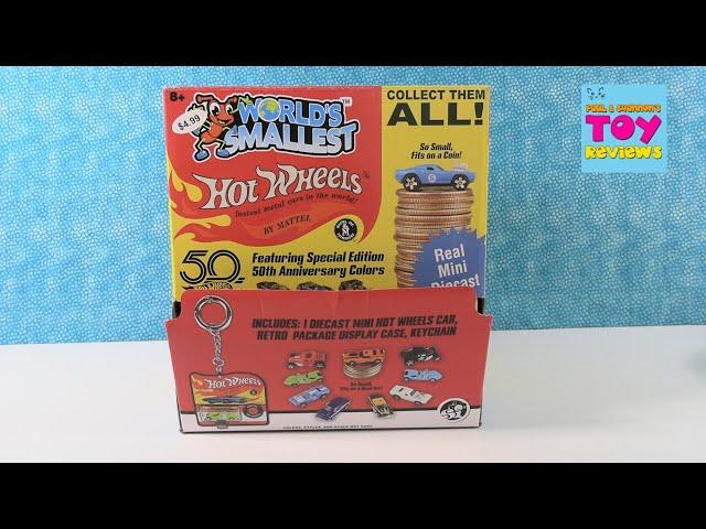 World's Smallest Hot Wheels Miniature Real Car Blind Bag Unboxing Review | PSToyReviews