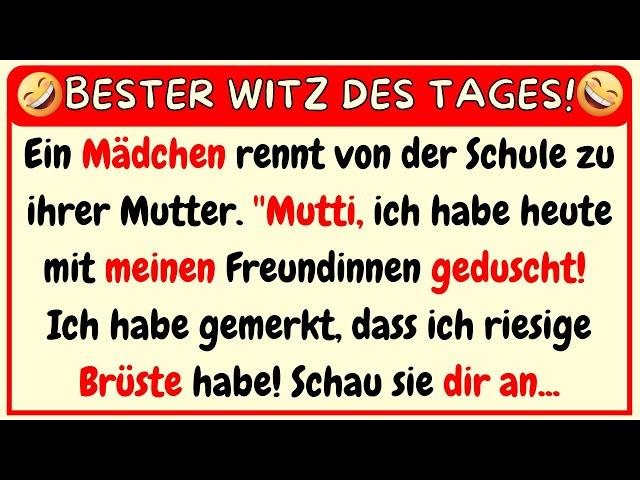  BESTER WITZ DES TAGES! Ein Mädchen eilt nach Hause, nachdem sie mit ihren Freundinnen geduscht hat
