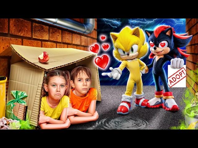 Моя трансформация в SHADOW SONIC и SUPER SONIC: От Нерда до популярного Соника!