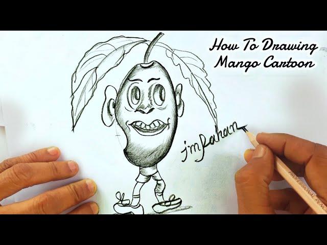 mango cartoon art | drawing mango cartoon 2022 | Im Rayhan