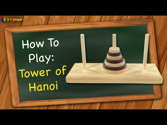 How to play Tower of Hanoi