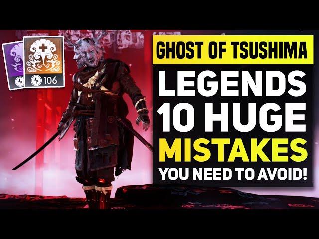 Avoid These HUGE MISTAKES in Ghost of Tsushima Legends | Ghost of Tsushima Legends Update