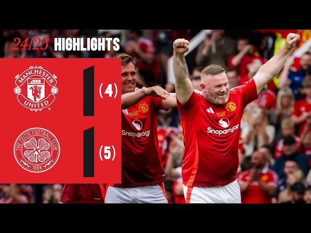 Wayne Rooney Scores INCREDIBLE Free-kick!  | Man Utd Legends 1-1 Celtic Legends