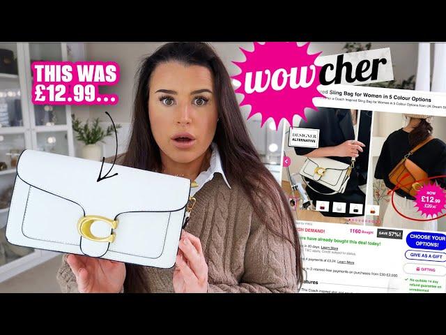 I bought a DESIGNER bag on WOWCHER... NOT CLICKBAIT!