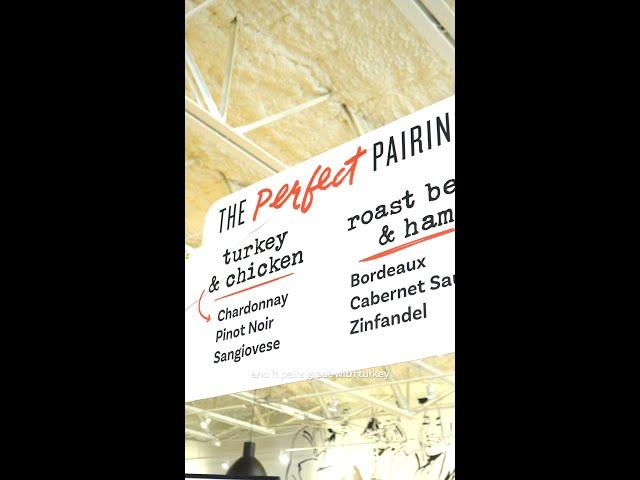 The perfect wine and food pairing! 
