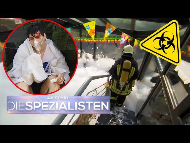 Gefährliche Substanz im Schaum???  Schaumparty gerät außer Kontrolle!  ​| Die Spezialisten | SAT.1