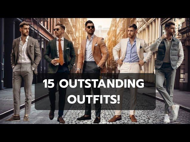 15 New Mens Smart Casual Elegant Outfits  | Mens Style 2023 | Mens Outfit Inspiration