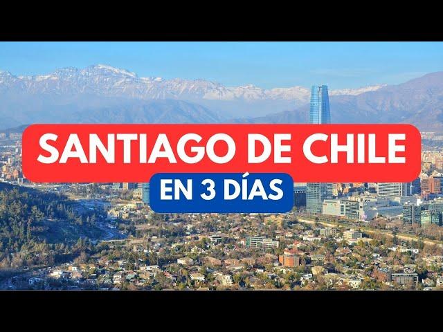 🟢 3 días en SANTIAGO DE CHILE  (Guía 2024)  ... #recomendaciones #viajes #itinerario