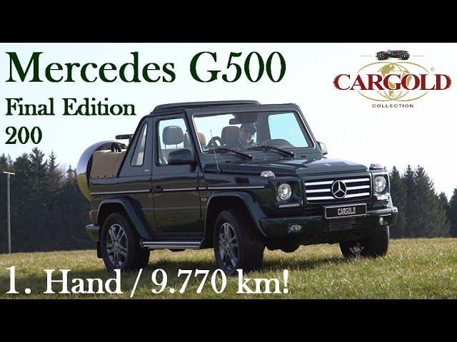 Mercedes G500 Final Edition, 2014 | 1 of 200 | Driving & Report | 1. Hand | Farbrarität | for sale