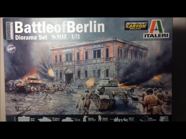 Unboxing ITALERI 6112 - 1/72 BATTLE OF BERLIN DIORAMA SET