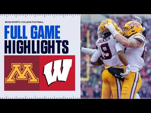 Minnesota Golden Gophers vs. Wisconsin Badgers: FULL GAME HIGHLIGHTS | Big Ten on CBS