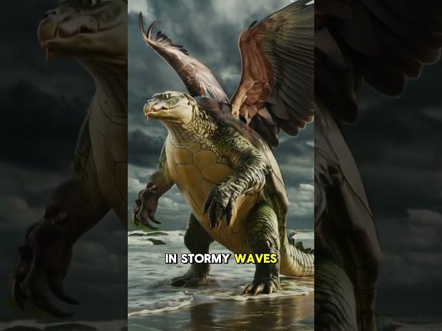 Crocodile, Sea Turtle and Eagle...#aianimalblends #animals #viralvideo #shorts